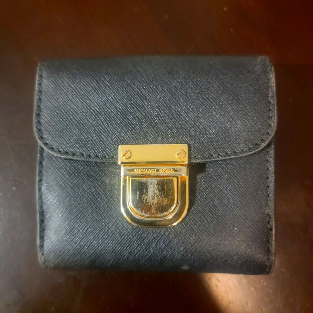 Michael Kors 'Bridgette' Trifold Coin Case Wallet